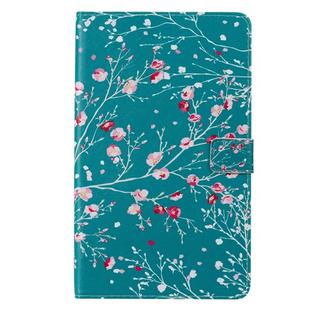 For Galaxy Tab A 8.0 (2019) T295/T290 3D Colored Drawing Horizontal Flip Leather Case with Holder & Card Slots & Wallet(Apricot Tree)