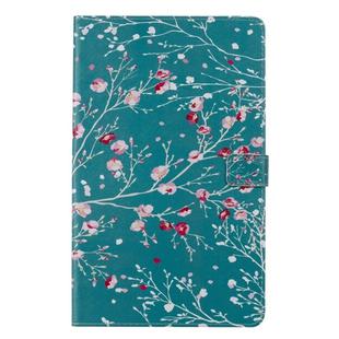 For Galaxy Tab A 10.1 (2019) 3D Colored Drawing Horizontal Flip Leather Case with Holder & Card Slots & Wallet(Apricot Tree)