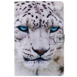 For Galaxy Tab S5e 3D Colored Drawing Horizontal Flip Leather Case with Holder & Card Slots & Wallet(White Leopard)