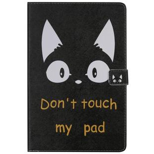 For Galaxy Tab S5e 3D Colored Drawing Horizontal Flip Leather Case with Holder & Card Slots & Wallet(Cat Ears)