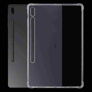 For Samsung Galaxy Tab S8 / Galaxy Tab S7 T870/T875 3mm Four-corner Shockproof Transparent TPU Case(Transparent)