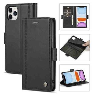 LC.IMEEKE Magnetic Buckle PU + TPU Horizontal Flip Leather Case with Holder & Card Slots & Wallet For iPhone 11 Pro Max(Black)
