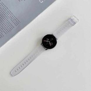 For Samsung Galaxy Watch Active 2/Garmin Venu 20mm Universal Discoloration in Sun Silicone Watch Band(Purple)