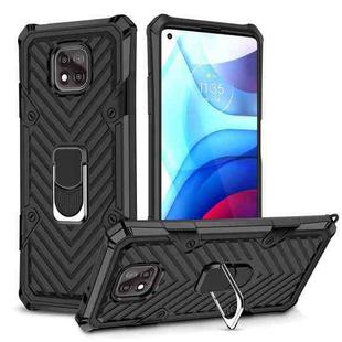 For Motorola Moto G Power 2021 Cool Armor PC + TPU Shockproof Case with 360 Degree Rotation Ring Holder(Black)