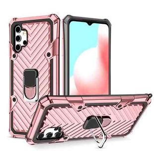 For Samsung Galaxy A32 5G Cool Armor PC + TPU Shockproof Case with 360 Degree Rotation Ring Holder(Rose Gold)