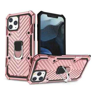 Cool Armor PC + TPU Shockproof Case with 360 Degree Rotation Ring Holder For iPhone 13 Pro(Rose Gold)