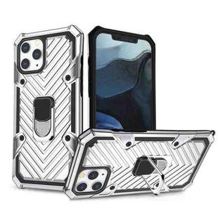 Cool Armor PC + TPU Shockproof Case with 360 Degree Rotation Ring Holder For iPhone 13 Pro(Silver)