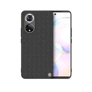 For Honor 50 NILLKIN 3D Textured Nylon Fiber TPU Case(Black)