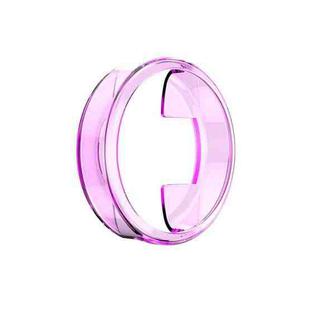 For Garmin Lily TPU Half-pack Candy Color Protective Case(Transparent Purple)