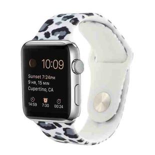 Silicone Painted Pattern Watch Band For Apple Watch Ultra 49mm / Series 8&7 45mm / SE 2&6&SE&5&4 44mm / 3&2&1 42mm(H)