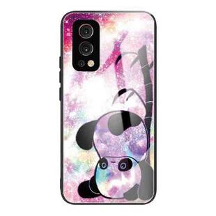 Tempered Glass + TPU Border Protective Case For OnePlus Nord 2 5G(Panda)