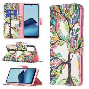 For vivo Y20 Colored Drawing Pattern Horizontal Flip Leather Case with Holder & Card Slots & Wallet(Tree Life)