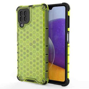 For Samsung Galaxy M32 4G Shockproof Honeycomb PC + TPU Protective Case(Green)