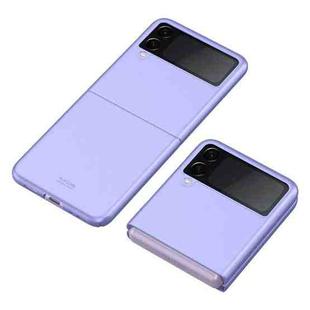 For Samsung Galaxy Z Flip3 5G Skin Feel Shockproof PC Fold Protective Case(Purple)