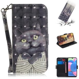 For Huawei Mate 30 Pro / 5G 3D Colored Drawing Horizontal Flip PU Leather Case with Holder & Card Slots & Wallet(Embrace Cat)
