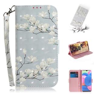 For Huawei Mate 30 Pro / 5G 3D Colored Drawing Horizontal Flip PU Leather Case with Holder & Card Slots & Wallet(Magnolia)
