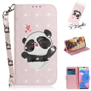 For Huawei Nova 5i Pro/Mate 30 Lite 3D Colored Drawing Horizontal Flip PU Leather Case with Holder & Card Slots & Wallet(Love Bear)