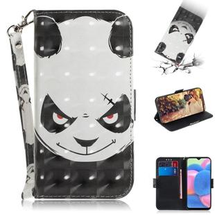 For Nokia 7.2 / 6.2 3D Colored Drawing Horizontal Flip PU Leather Case with Holder & Card Slots & Wallet(Angry Bear)