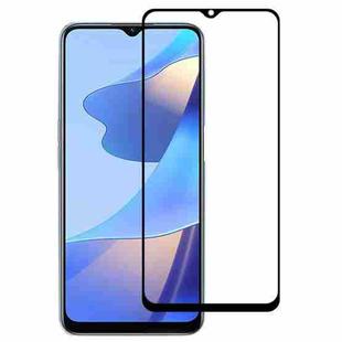 For OPPO A16 / A16S Full Glue Full Cover Screen Protector Tempered Glass Film
