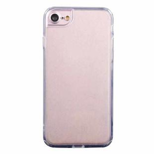 For iPhone SE 2022 / SE 2020 / 8 / 7 Transparent Stepless Fine Hole Glass Protective Case