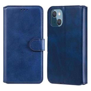 For iPhone 13 mini Classic Calf Texture PU + TPU Horizontal Flip Leather Case with Holder & Card Slots & Wallet (Blue)