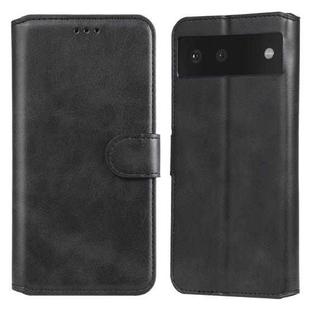 Classic Calf Texture PU + TPU Horizontal Flip Leather Case with Holder & Card Slots & Wallet For Google Pixel 6(Black)