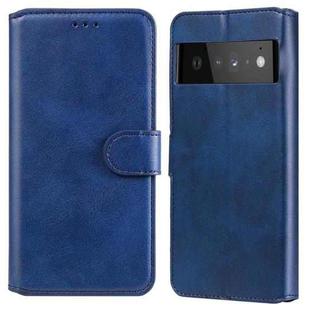 Classic Calf Texture PU + TPU Horizontal Flip Leather Case with Holder & Card Slots & Wallet For Google Pixel 6 Pro(Blue)