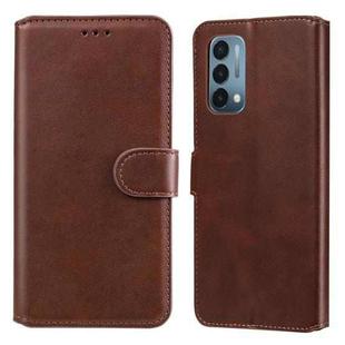 Classic Calf Texture PU + TPU Horizontal Flip Leather Case with Holder & Card Slots & Wallet For OnePlus N200 5G(Brown)