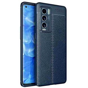 For OPPO Realme GT Explorer Master Litchi Texture TPU Shockproof Case(Blue)