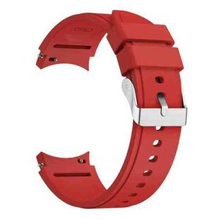 For Samsung Galaxy Watch4 40mm Silicone Watch Band(Red)
