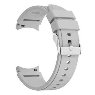 For Samsung Galaxy Watch4 40mm Silicone Watch Band(Light Grey)