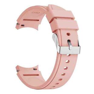 For Samsung Galaxy Watch4 44mm Silicone Watch Band(Pink)