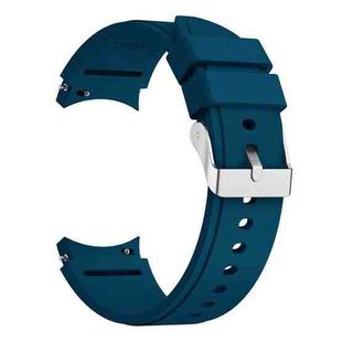 For Samsung Galaxy Watch4 44mm Silicone Watch Band(Dark Blue)