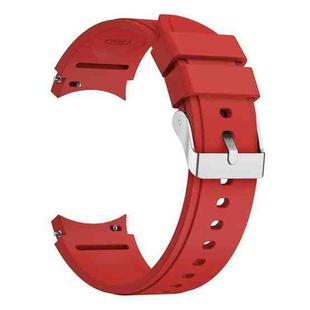 For Samsung Galaxy Watch4 Classic 42mm Silicone Watch Band(Red)