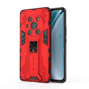 For Honor Magic 3 Pro Supersonic PC + TPU Shock-proof Protective Case with Holder(Red)