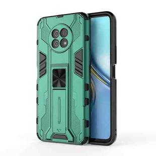 For Honor X20 5G Supersonic PC + TPU Shock-proof Protective Case with Holder(Green)