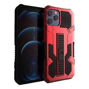 For iPhone 13 Vanguard Warrior All Inclusive Double-color Shockproof TPU + PC Protective Case with Holder(Red)