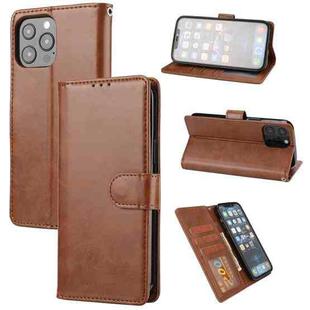 Crazy Horse Texture Horizontal Flip PU Leather Case with Holder & Card Slots & Wallet & Photo Frame For iPhone 13 Pro Max(Brown)