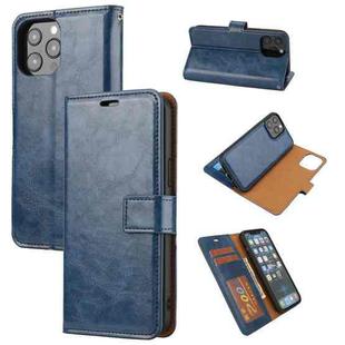 Crazy Horse Texture Detachable Horizontal Flip PU Leather Case with Holder & Card Slots & Wallet & Photo Frame For iPhone 13 Pro(Blue)