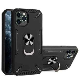 PC + TPU Protective Case with 360 Degrees Rotatable Ring Holder For iPhone 11 Pro Max(Black)