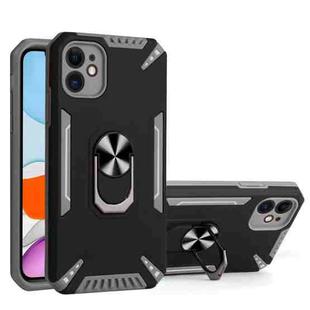 PC + TPU Protective Case with 360 Degrees Rotatable Ring Holder For iPhone 11(Gray)