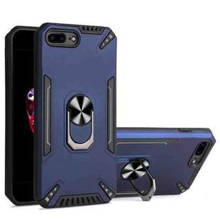 PC + TPU Protective Case with 360 Degrees Rotatable Ring Holder For iPhone 8 Plus & 7 Plus(Royal Blue)