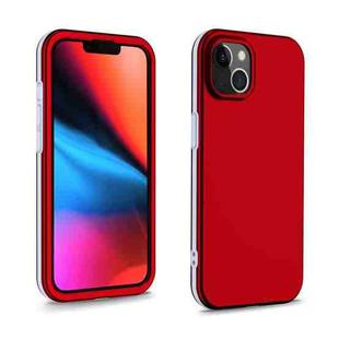 For iPhone 13 Dual-color 360 Degrees Full Coverage Protective PC + TPU Shockproof Case(Red)