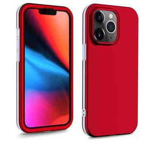 For iPhone 13 Pro Dual-color 360 Degrees Full Coverage Protective PC + TPU Shockproof Case (Red)