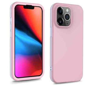 For iPhone 13 Pro Max Dual-color 360 Degrees Full Coverage Protective PC + TPU Shockproof Case (Pink)