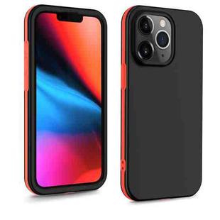 For iPhone 13 Pro Max Dual-color 360 Degrees Full Coverage Protective PC + TPU Shockproof Case (Black)