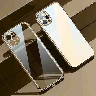 For iPhone 13 Pro SULADA Elastic Silicone Edge Frame + TPU All-inclusive Anti-fall Case (Gold)
