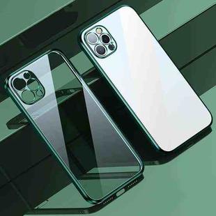 For iPhone 13 Pro Max SULADA Elastic Silicone Edge Frame + TPU All-inclusive Anti-fall Case (Green)