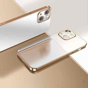 For iPhone 13 SULADA Electroplating Shockproof Ultra-thin TPU Protective Case(Gold)