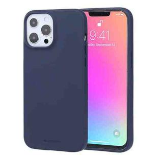 For iPhone 13 Pro GOOSPERY SOFT FEELING Liquid TPU Shockproof Soft Case (Navy Blue)